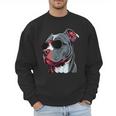 Dad Mom Cool Dog Sunglasses Pitbull Men Sweatshirt