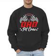Dad Pit Crew Birthday Party Race Car Lover Racing Family Men Sweatshirt