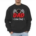 Dad Pit Crew Chief Racing Birthday Childs Party Fun Men Sweatshirt