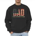 Dad Protector Hero Legend USA Flag Dad Father's Day Men Sweatshirt