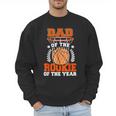 Dad Of Rookie 1st Basketball Bday Theme Matching Men Sweatshirt Dad Of Rookie 1st Basketball Bday Theme Matching Men Sweatshirt