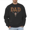 Dad Skull Fathers Day Shirt Western Rodeo Family Matching Men Sweatshirt