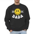 Dada One Happy Dude Birthday Theme 1st Family Matching Mom Men Sweatshirt