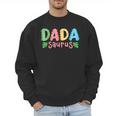 Dada Saurus Kids Dinosaur Birthday Party Family Matching Men Sweatshirt