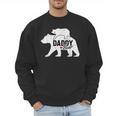 Daddy Bear Fathers Day Cute Baby Cub Papa Dad-a Pops Small Men Sweatshirt