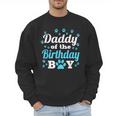 Daddy Of The Birthday Boy Dog Paw Bday Party Celebration Small Men Sweatshirt