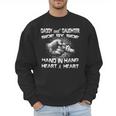 Daddy Daughter Fist Bump Matching Father's Day Best Dad Men Sweatshirt