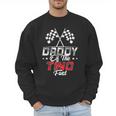 Daddy Of The Two Fast Second Birthday Racing Car Family Men Sweatshirt