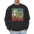 Daddysaurus Father's Day Best Dad T-Rex Papa Men Sweatshirt