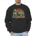 Daddysaurus Rex Dinosaur Daddy Saurus Rex Family Matching Men Sweatshirt