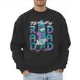 Disney Goofy Totally Rad Dad Father’s Day Surfing Distressed Men Sweatshirt