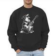 Dog Guitarist Guitar Australian Shepherd Dad Mom Men Sweatshirt