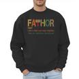 FA-Thor Like Dad Just Way Mightier Hero Fathers Day Small Men Sweatshirt