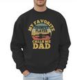 My Favorite Trumpet Player Calls Me Dad Father Vintage Men Sweatshirt