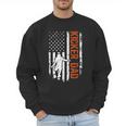 Football Kicker Dad Of A Football Kicker Father US Flag Men Sweatshirt
