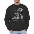Fur Dad Pet Lover Cat Dog Dad Husband Fathers Day Wife Men Sweatshirt