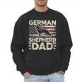 German Shepherd Dad Shirt American Flag German Shepherds Men Sweatshirt