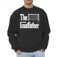 The Goalfather Dad Soccer Goalkeeper Goalie Coach Footballer Men Sweatshirt