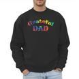 Grateful Dad Fathers Day Tie Dye Letters Shirt For Dads Men Sweatshirt