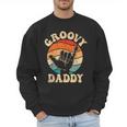 Groovy Daddy 70s Aesthetic Nostalgia 1970's Retro Groovy Dad Men Sweatshirt