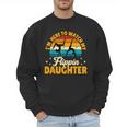 Gymnastics Mom Dad I'm Here To Watch My Flippin' Daughter Men Sweatshirt