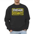 Halloween Adult Costume Dinosaur Security Dad Mom Men Sweatshirt