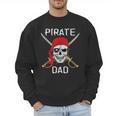 Halloween Pirate Skull Apparel Pirate Dad V-Neck Short Sleeve Cotton 100 T-Shirt Small Men Sweatshirt