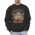 Heavy Metal Cooler Dad Punk Rock Music Lover Men Sweatshirt
