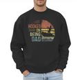 Hooked On Being Dad Fishing Dad Father's Day Men Sweatshirt