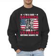 I'm A Dad Grandpa And Veteran Papa Grandpa Fathers Day Men Men Sweatshirt