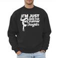 I'm Just Here For My Flippin Daughter Gymnastics Dad Mom Men Sweatshirt I'm Just Here For My Flippin Daughter Gymnastics Dad Mom Men Sweatshirt