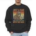 Just A Dad Who Always Came Back With The Milk Daddy Men Sweatshirt
