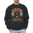 Labrador Retriever Dad Black Lab Dad Men Sweatshirt