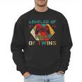 Leveled Up To Dad Of Twins Video Gamer Gaming Men Sweatshirt Leveled Up To Dad Of Twins Video Gamer Gaming Men Sweatshirt
