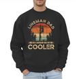 Lineman Dad Like A Regular Dad But Cooler Lineman Men Sweatshirt