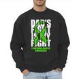 Lymphoma Cancer Awareness Lime Green Ribbon Dad's Fight Men Sweatshirt Lymphoma Cancer Awareness Lime Green Ribbon Dad's Fight Men Sweatshirt