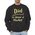 Magical Dad Manager Of Mischief Birthday Family Matching Men Sweatshirt