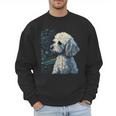 Maltipoo Starry Night Van Gogh Maltipoo Mom Dad Owner Men Sweatshirt