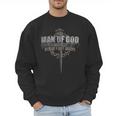 Man Of God Husband Dad Grandpa Cross Christian Men Sweatshirt