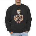 I Am Man King Powerful Dad Afro Melanin Black History Men Sweatshirt