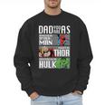 Marvel Father's Day Spider-Man Thor Hulk Dad Attributes Men Sweatshirt