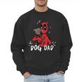 Marvel Super Heroes Pets Deadpool Loves Dogpool Dog Dad Men Sweatshirt