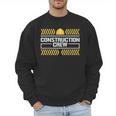 Matching Boys And Dad Mom Construction Digger Birthday Party Men Sweatshirt