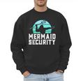 Mermaid Security Shirt Boys Swimmer Dad Merdad Trident Men Sweatshirt