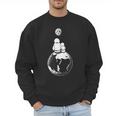 Moon And Astronaut Dad And Baby Space For Father's Day Men Sweatshirt
