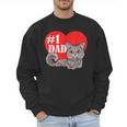 Nebelung Cat 1 Dad Father's Day Daddy Heart Decor For Men Women Kids Men Sweatshirt
