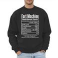 Nutrion Facts Fart Machine Dad Jokes Farting Humor Men Sweatshirt