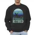Ofishally Retired Fishing Retro Retirement Dad Men Men Sweatshirt Ofishally Retired Fishing Retro Retirement Dad Men Men Sweatshirt