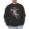 Old Buzzard Bird Old Man Grandpa Recliner Dads Joke Men Sweatshirt
