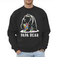 Papa Bear Autism Awareness Autism Matching Family Dad Men Sweatshirt